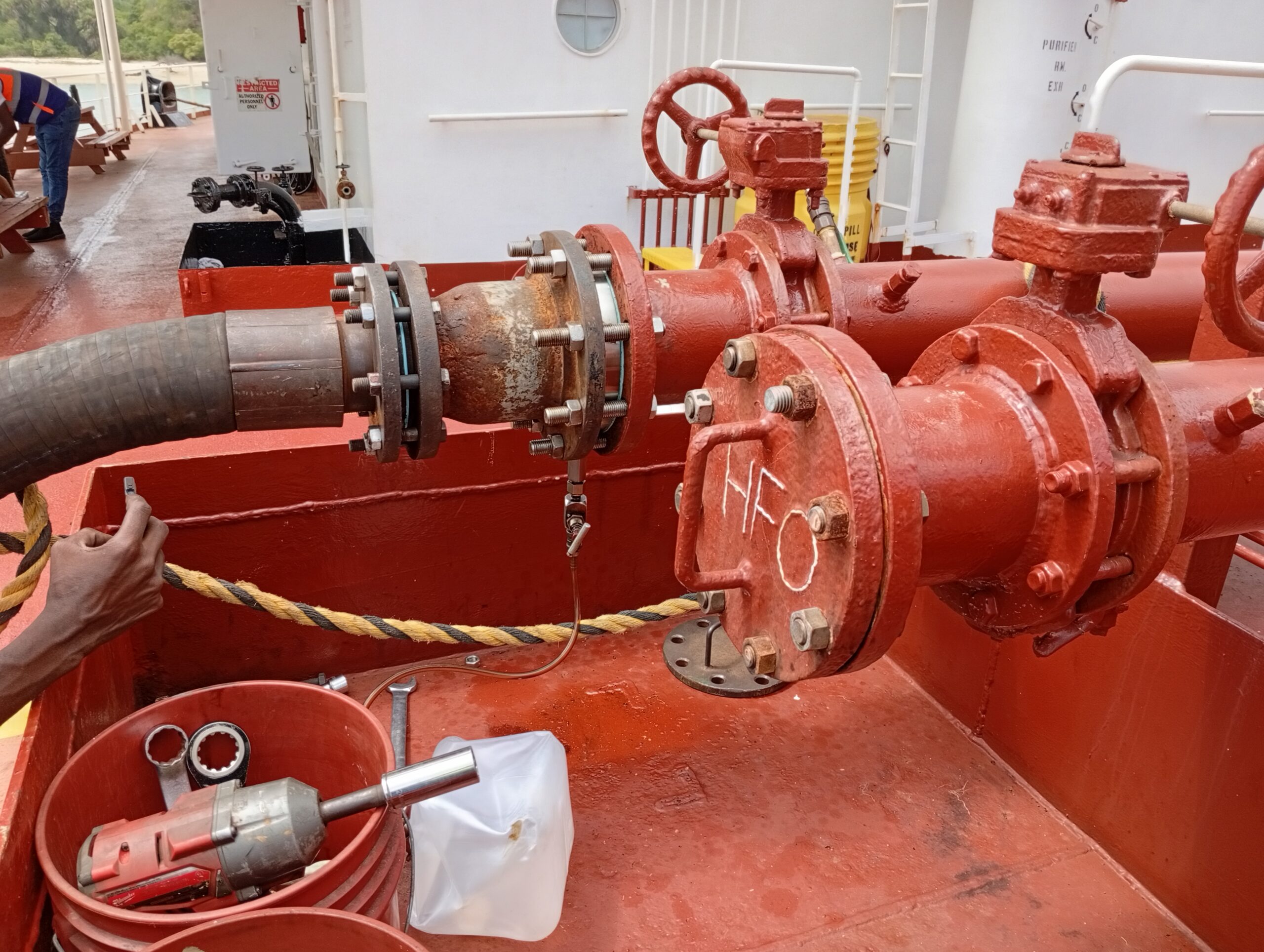 Mariclaim Surveyor on Deck